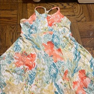 flower flowy dress